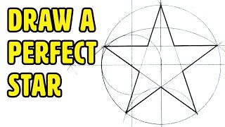 How to Draw A Perfect Star [upl. by Aisilef783]