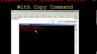 Bypass User in Windows Server With Copy Command [upl. by Jerrold]