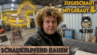 Schaukelpferd bauen Holzkunst Scholz Offiziell Holzkunst Scholz [upl. by Yantruoc]