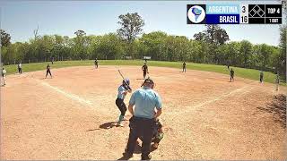 SUDAMERICANO FEMENINO U15  BA 2024  BRASIL vs ARGENTINA BLANCO [upl. by Jobye378]