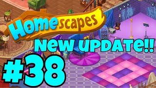 HOMESCAPES Gameplay Story Walkthrough Part 38  Party Room Day 3 New Day Update [upl. by Aerdnaek]