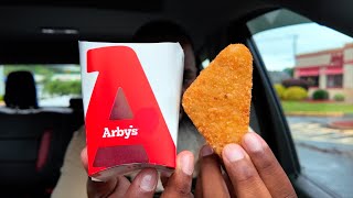 Arbys Potato Cakes DISCONTINUED Review [upl. by Iot]