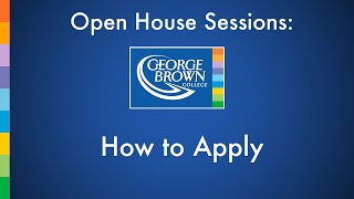 How to Apply to George Brown College [upl. by Beatriz]