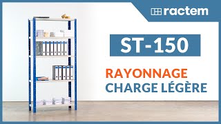 Rayonnages métalliques ST150 pour charges légères [upl. by Vladi]