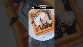 Waffles how to make Waffle youtubeshortsytshortsshorts [upl. by Hulbig]