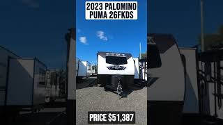 2023 Palomino Puma 26FKDS Travel Trailer Tour  Beckleys RVs [upl. by Anirac]