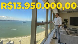 PRÉDIO DO NEYMAR DE SUPER LUXO COM A VISTA MAIS LINDA DE BALNEÁRIO CAMBORIÚ POR 14 MILHÕES [upl. by Enneillij]