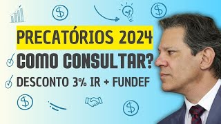 PRAZOS PARA PAGAMENTO DOS PRECATÃ“RIOS E DESCONTO IMPOSTO DE RENDA 275 [upl. by Ailenroc]