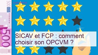 SICAV et FCP  comment choisir son OPCVM [upl. by Asiulana]