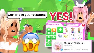 SAYING YES To Everything For 24 HOURS In Adopt Me I ALMOST GOT HACKED [upl. by Enom]