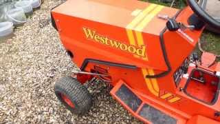 Westwood Diesel D1200 Lawn Tractor Running [upl. by Eelirrem]