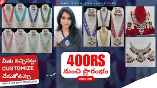 Latest Victorian Jewellery Starting From 400rs  One Gram Jewellery With Price  7095886447 [upl. by Thirion]