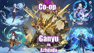 Random coop Ganyu Heizou Kokomi amp Neuvillette vs Azhdada [upl. by Isabelita]