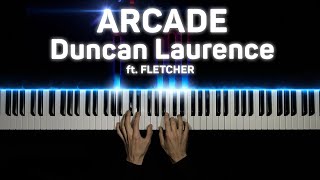 Duncan Laurence  Arcade ft FLETCHER  Piano cover [upl. by Viradis]