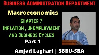 Macroeconomics  Chapter 7  Inflation Unemployment and Business Cycles  Part1 [upl. by Delle]