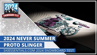 2024 Never Summer Proto Slinger  SkiEssentialscom Snowboard Test [upl. by Suirtemid]