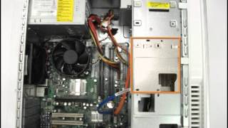 How to Remove Dell Inspiron 530 Hard Drive Install [upl. by Eve]