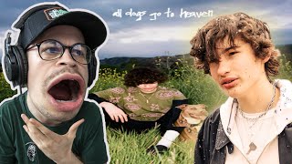 is GLAIVE the future of hyperpop ALL DOGS GO TO HEAVEN Full Album Reaction [upl. by Nonnerb]