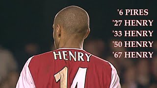 Arsenal vs Leeds  50  200304 HD [upl. by Sucam]