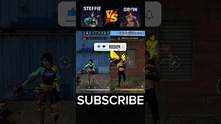 STEFFIE VS ORION GRENADE 💣 TEST 💥 ABILITY TEST OB46 WHO IS BEST 😱 shorts freefire [upl. by Omocaig204]