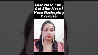 Slim Nose Face Yoga faceyoga faceyogaexercises slimnose nosejob facemassag [upl. by Fugate]