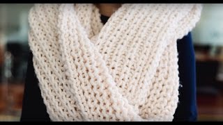 How to Turn a Scarf Into an Infinity Scarf [upl. by Ailido]