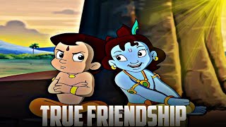 True Friendship Bheem and Krishna 😇  SnareOh  chhotabheem krishna [upl. by Arun]