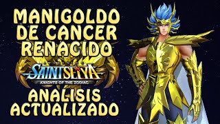 MANIGOLDO DE CANCER RENACIDO JUSTICIA POR EL MANI Saint Seiya Awakening KOTZ [upl. by Schilt218]