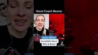 Avery Wilson ‘I Give My All To You’ Vocal Agility vocalcoach reacts  riffsandruns [upl. by Elton]