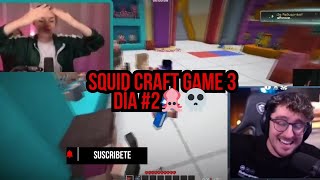 💀MUERTES DE SQUID CRAFT GAME 3 🚨DIA 2 🚨 [upl. by Salohcin]