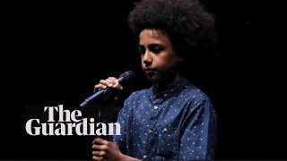 Solli Raphael 12 becomes youngest winner of Australian Poetry Slam [upl. by Ennaylloh]