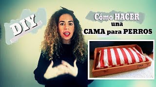 DIY CAMA DE MADERA PARA PERROS PEQUEÑOS [upl. by Eigram]