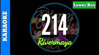 214 by Rivermaya  Karaoke  Lower Key [upl. by Darom342]