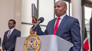 KITHURE KINDIKI SWEARING IN [upl. by Wolf]