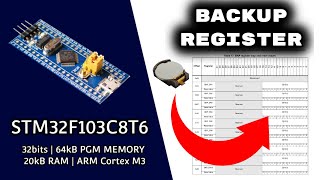 STM32  STM32F103C8T6  Backup Register [upl. by Nahgam643]