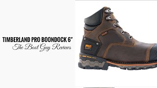 TIMBERLAND PRO BOONDOCK 6quot  The Boot Guy Review [upl. by Yerocal]