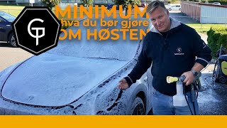 Minimum bilvask hva du bør gjøre før vinter [upl. by Teryl]