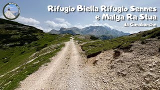 Rifugio Biella Rifugio Sennes e Ra Stua da Cimabanche [upl. by Kaufmann263]