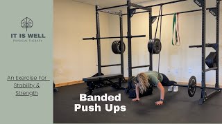 Banded Push Ups [upl. by Edveh]