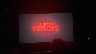 Five Nights At Freddy’s Cinema audience reaction Opening night [upl. by Ramraj163]