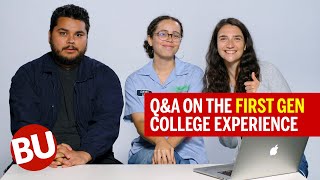 QampA on the FirstGeneration College Experience at Boston University [upl. by Bibbie696]