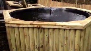 3500 Litre Wooden Fish Pond Kit [upl. by Ahsropal433]