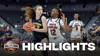 South Carolina vs Michigan 2024 Hall of Fame Series womens basketball highlights [upl. by Michail]