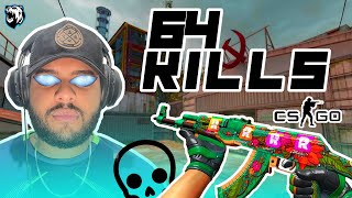 JUEGO al CSGO y HAGO 64 KILLS 😲 [upl. by Edac]