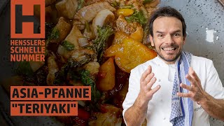 Schnelles AsiaPfanne „Teriyaki“ Rezept von Steffen Henssler [upl. by Goddard140]