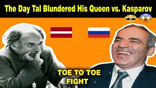 The Day Tal Blundered His Queen vs Kasparov Tal vs kasparov [upl. by Haleemaj]