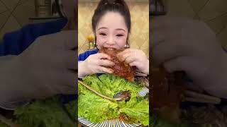 ASMR MUKBANG Sizzling Spicy Pork Belly with Irresistible Crunch Sounds 🎧🔥🥩 ASMRfood mukbang [upl. by Novyaj]