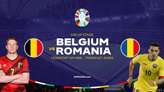 Belgium vs Romania ⚽  Euro Cup 06222024  EAFC 2024 [upl. by Annazor]