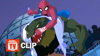 The Spectacular SpiderMan 2008  SpiderMan vs the Lizard Scene S1E3 [upl. by Nani111]