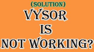 Hindi Vysor is not working Solution [upl. by Holbrook]